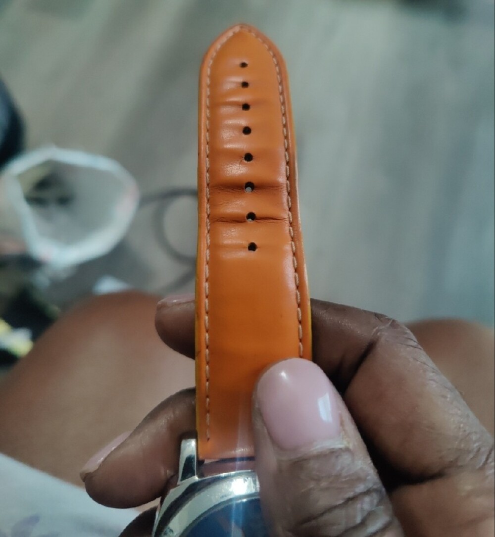 Dooney & Bourke Men’s Blue & Orange Casual Watch Working Battery Good Condition - Picture 10 of 10